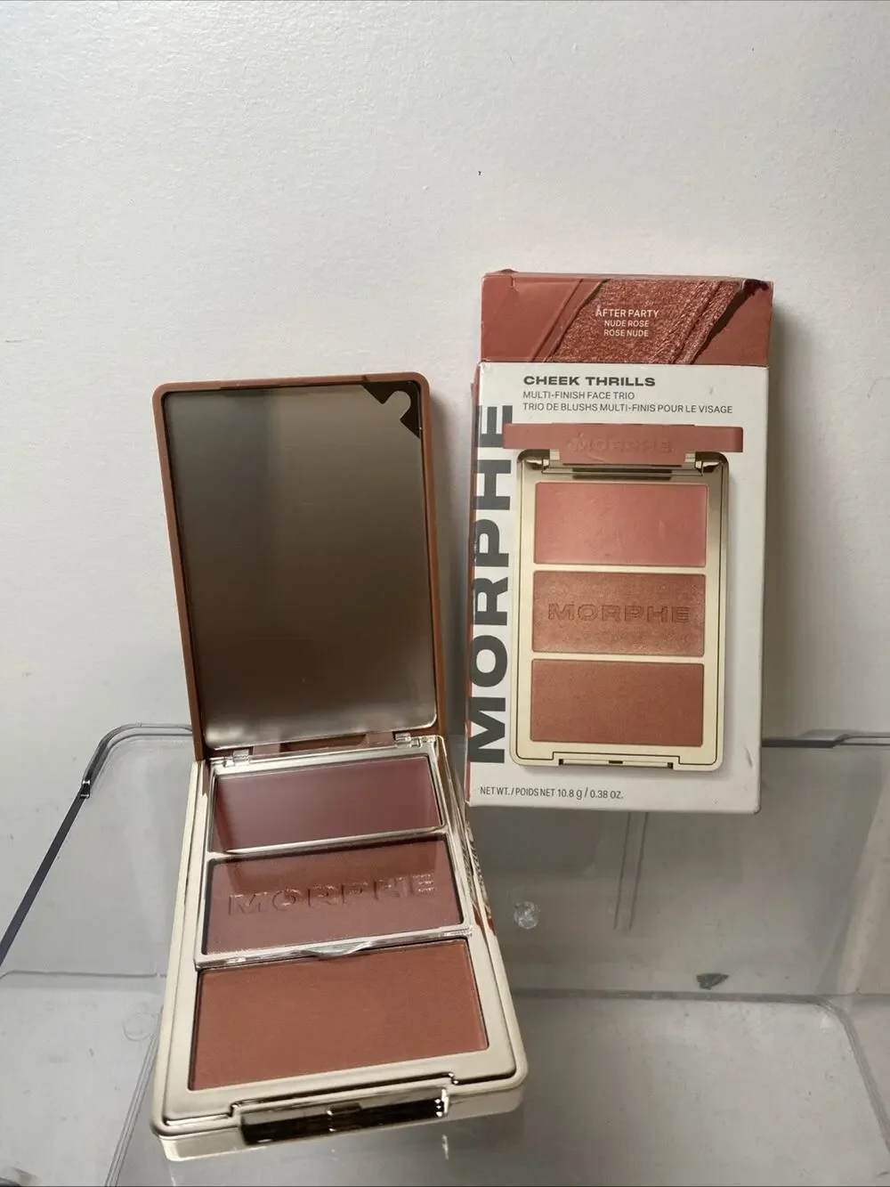 MORPHE Cheek Thrills, Multi-Finish Face Blush Trio~after Party- Look At Pics